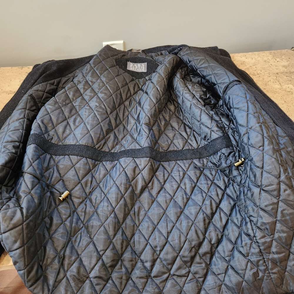 Saks Mens Wool Coat - Picture 3 of 3